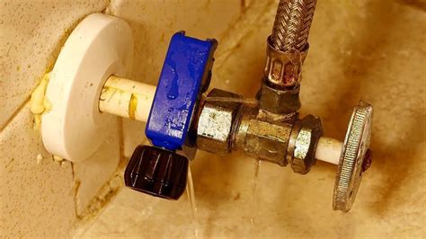 If you have galvanized pipes, then lime, rust, and scale buildup could be causing the low pressure. . Plastic shut off valve leaking under sink